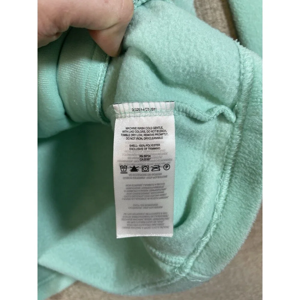 Columbia Sportwear Company Turquoise Fleece Jacket Youth Size XL 18/20 *Stains*